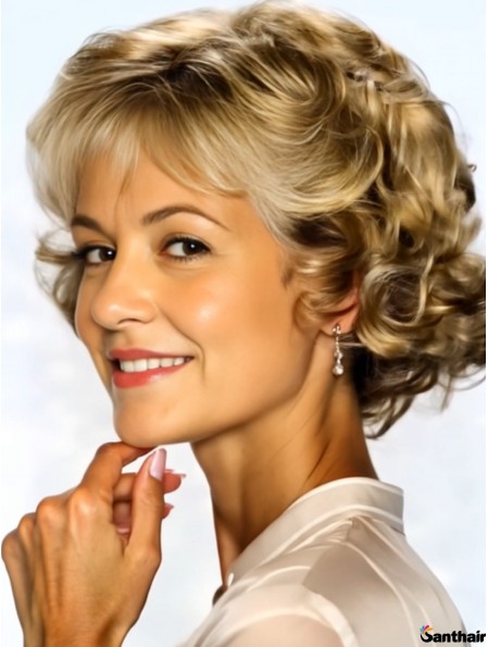 Lockige Lace Front Perücke Layered Cut – Klassisch