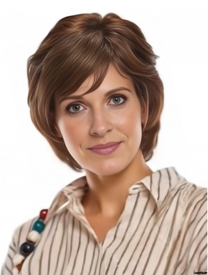 Echthaar Perücke Frauen Bob Monofilament Kurzhaarperücke 10 Zoll Echthaar Perücke Frauen Bob Monofilament Kurzhaarperücke 10 Zoll